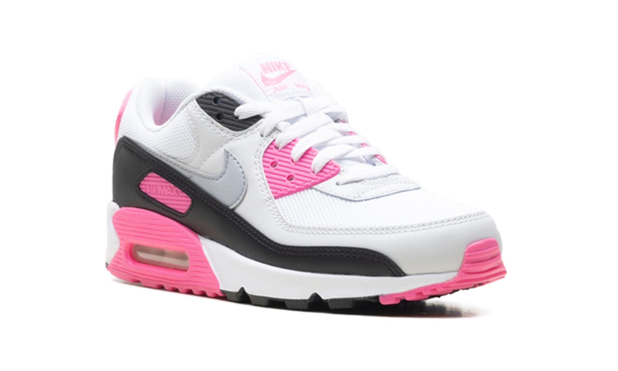 Nike Air Max 90 WMNS White Pink Glow Wolf Grey IM4613 100