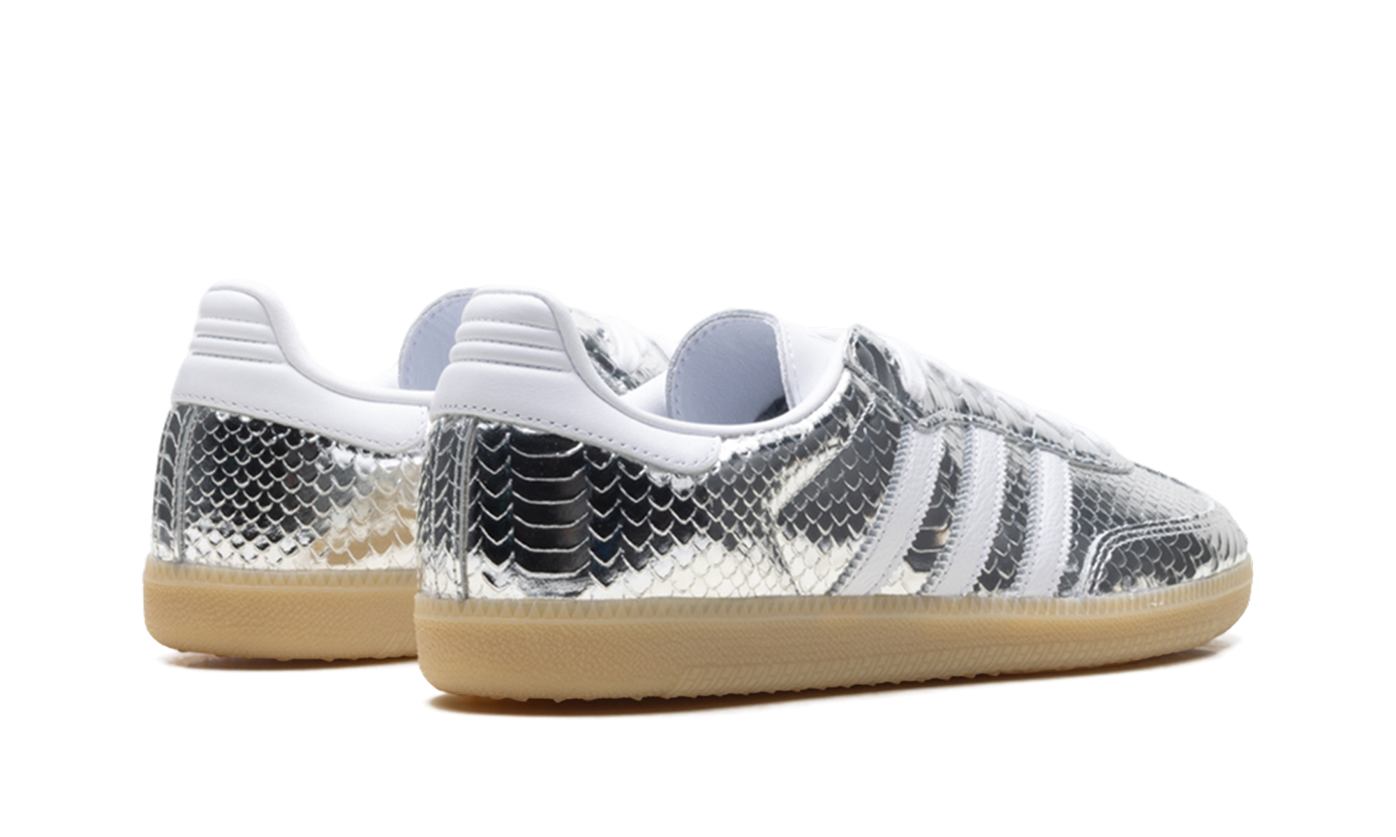 Adidas Adidas Samba OG WMNS Patent Snakeskin Silver Metallic IH9016