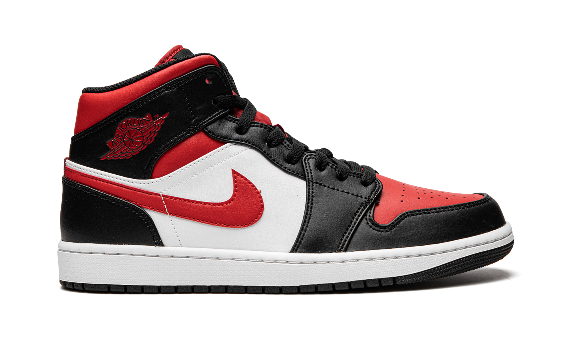 Air Jordan 1 Mid Bred Toe 554724 079