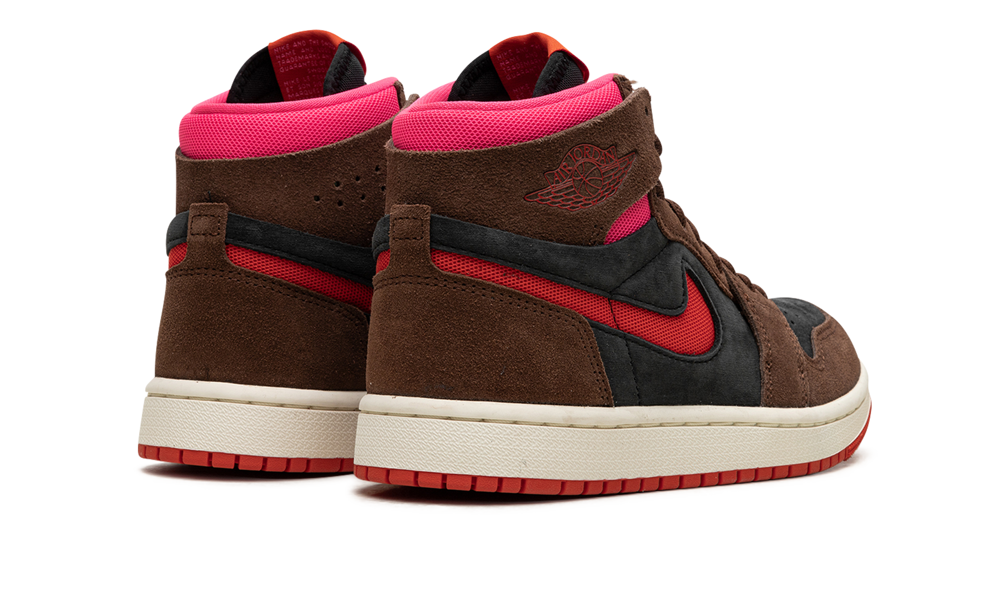 AIR JORDAN 1 ZOOM AIR CMFT WMNS Cacao Wow/Picante Red/Black/Hyper Pink