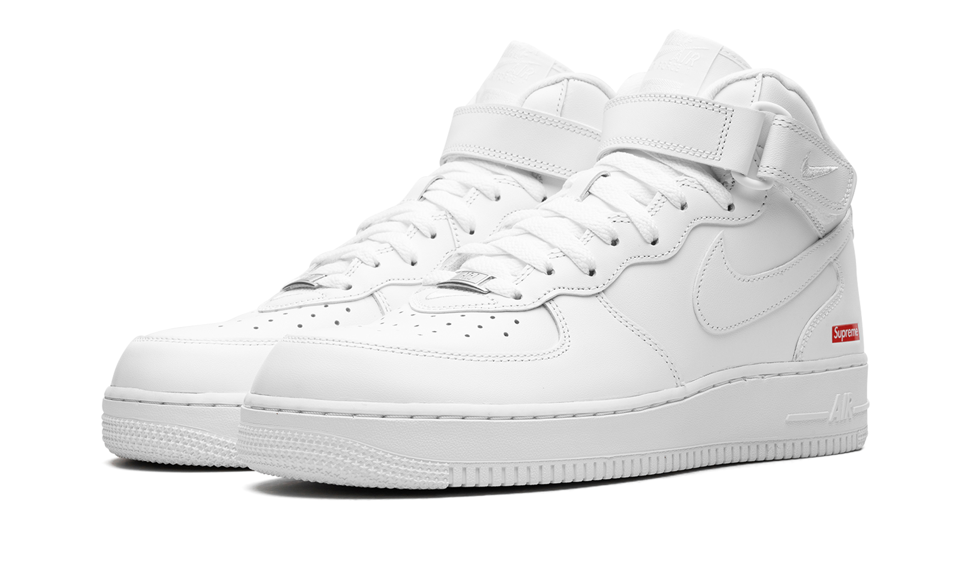 Nike Air Force 1 Mid Supreme - Mini Box Logo White FZ8784 100