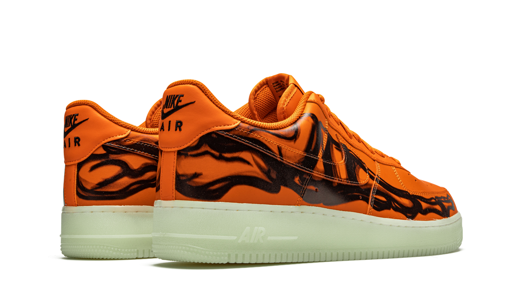 Nike Air Force 1 Low Orange Skeleton CU8067 800