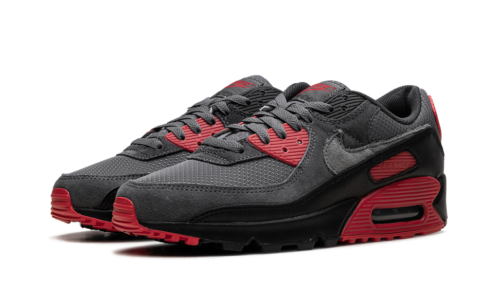 Nike Air Max 90 Smoke Grey Fire Red DM0029 007