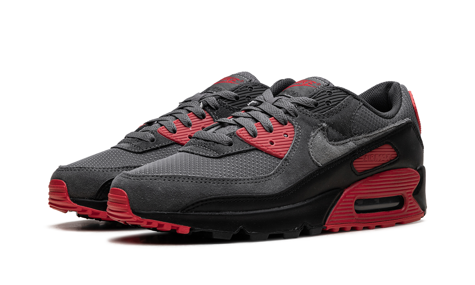 Nike Air Max 90 Smoke Grey Fire Red DM0029 007