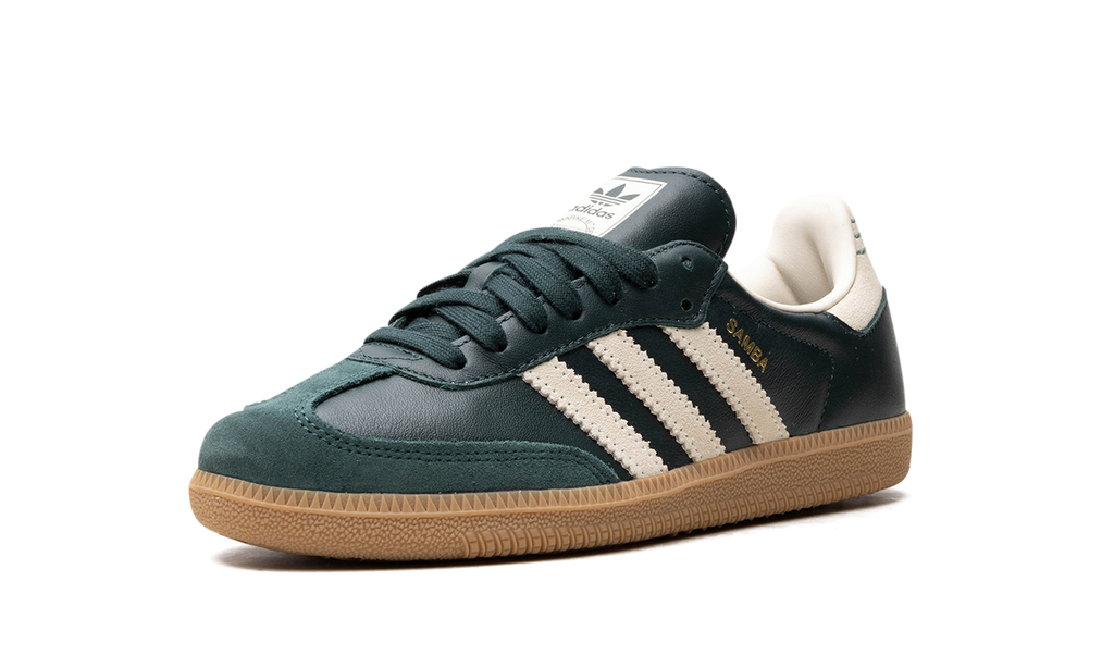 Adidas Samba OG Shadow Green Cream White Gold Metallic ID1483