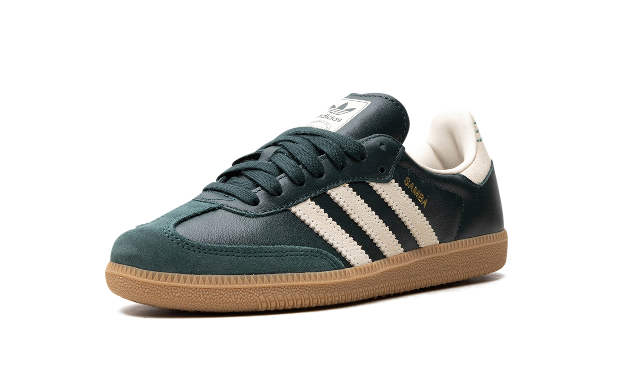 Adidas Samba OG Shadow Green Cream White Gold Metallic ID1483