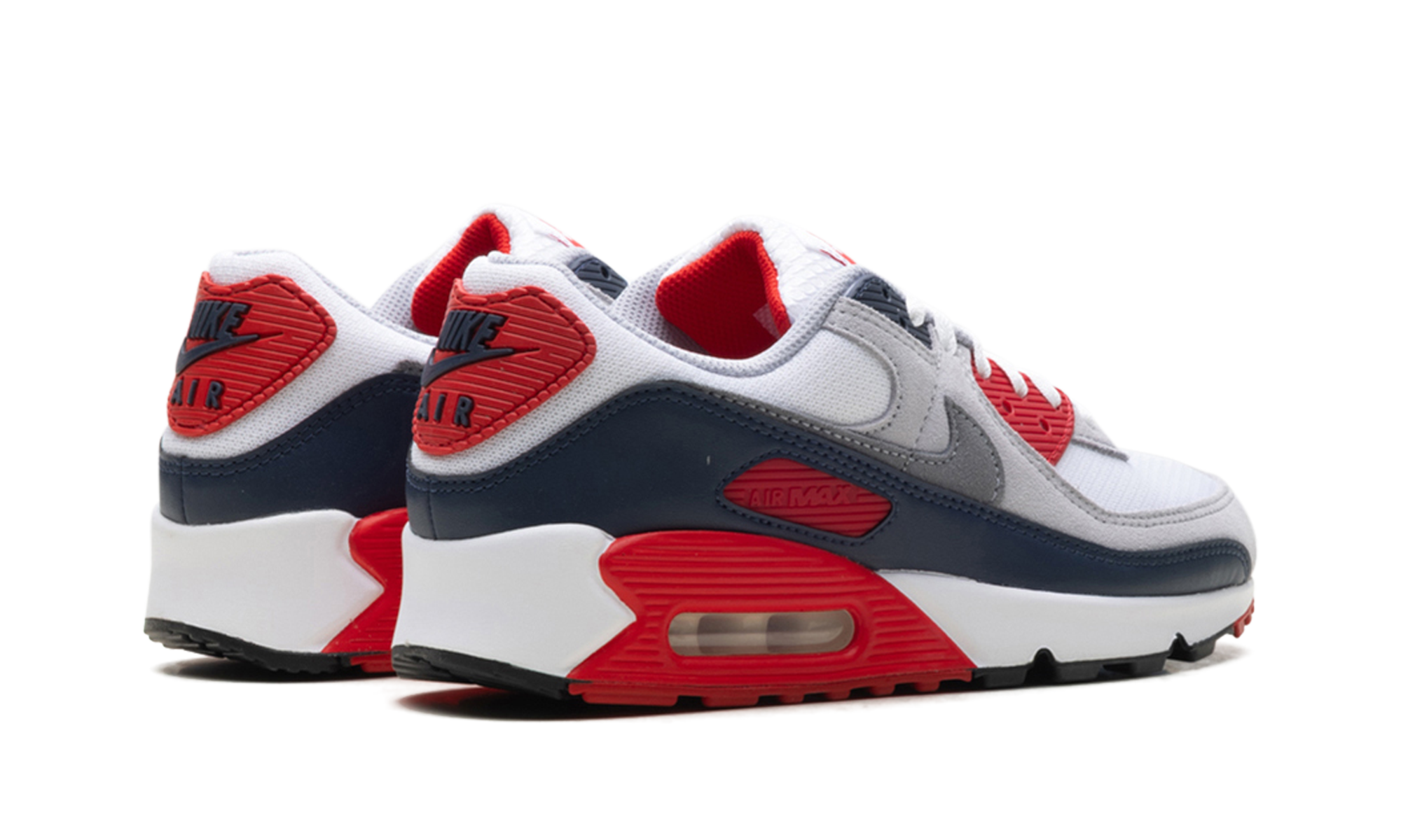 Nike AIR MAX 90 White/Cool Grey-university Red DM0029 117