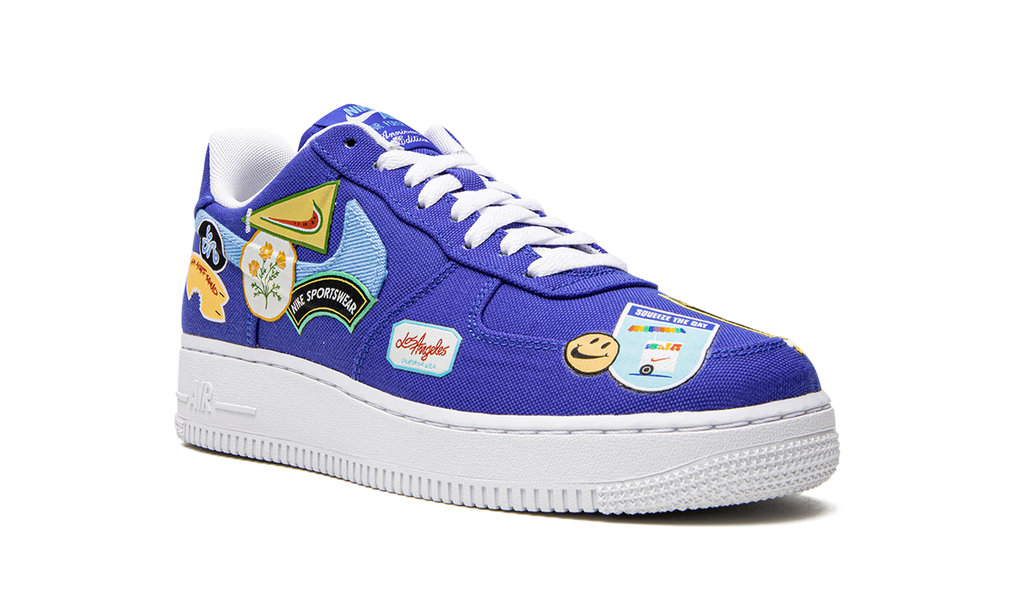 Nike AIR FORCE 1 LO '07 PRM MNS WMNS Los Angeles Patched Up DX2306 400