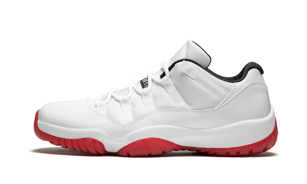 Air Jordan 11 Retro Low White/Varsity Red 528895 101