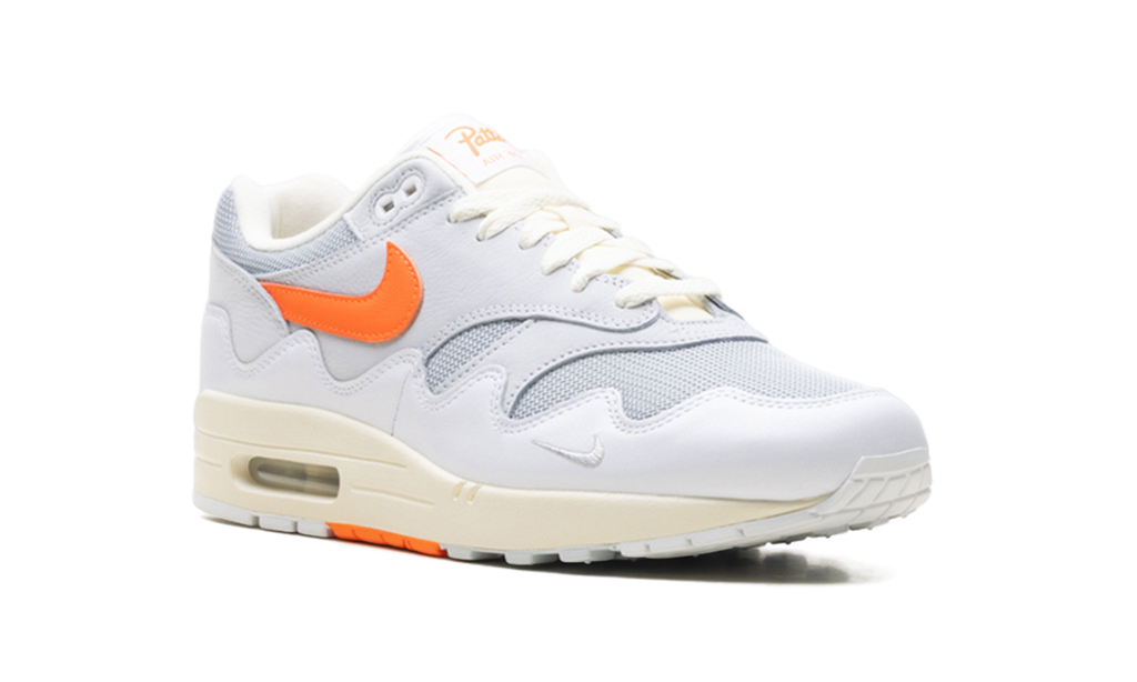 Nike Air Max 1 Patta Waves White Hyper Crimson (With Bracelet) II7055 100