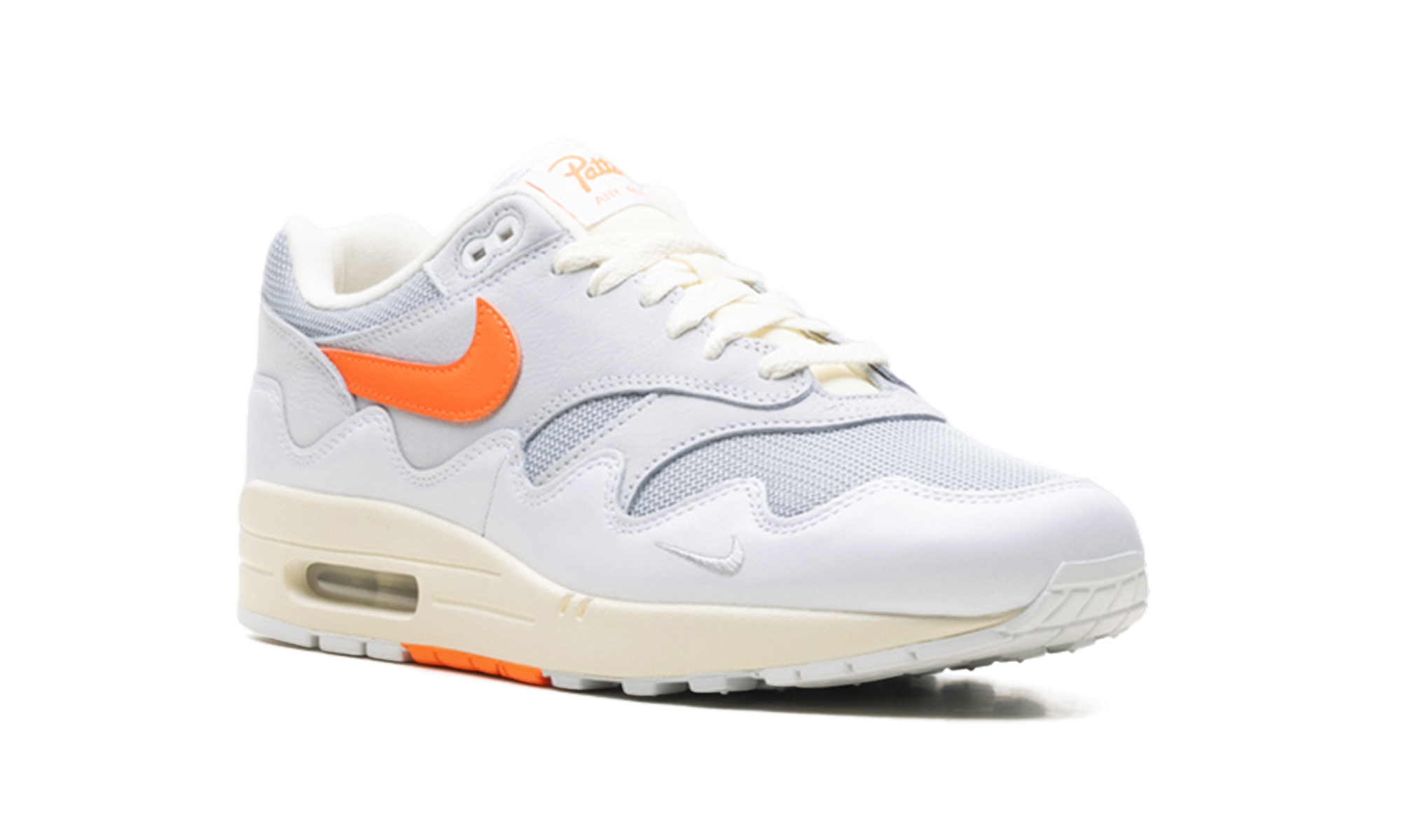 Nike Air Max 1 Patta Waves White Hyper Crimson (With Bracelet) II7055 100