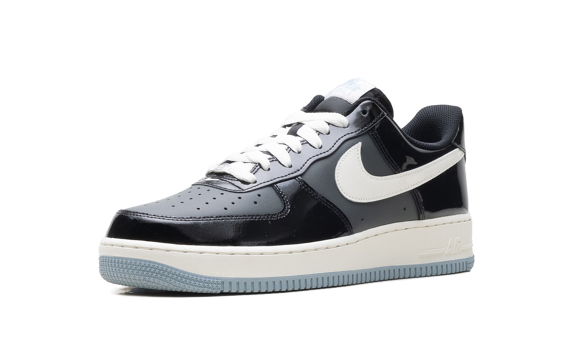 Nike Air Force 1 Low Black Iron Grey Patent IB7676 001