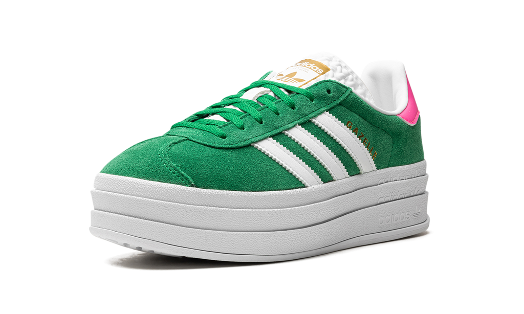 Adidas Gazelle Bold WMNS Green Lucid Pink IG3136
