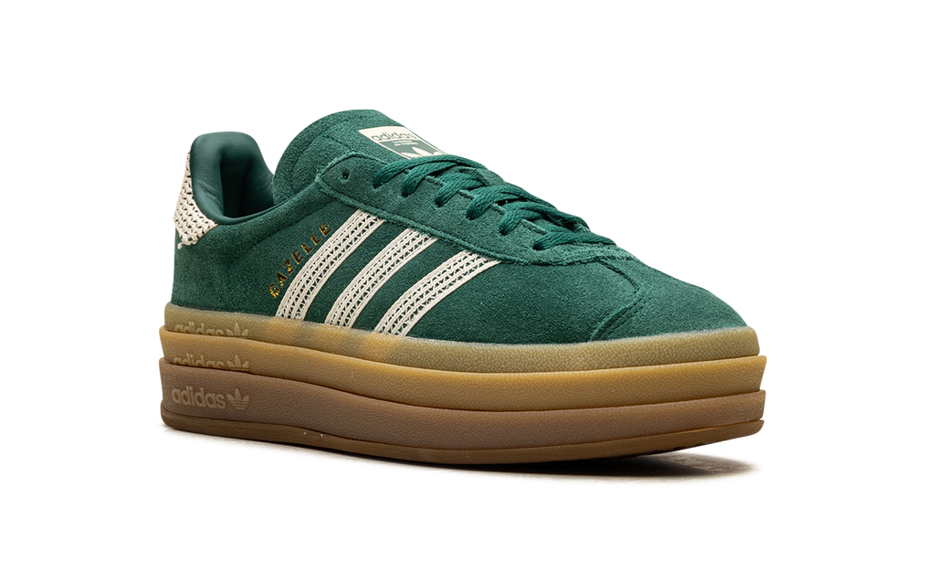 Adidas Gazelle Bold WMNS Collegiate Green White Gold JS3358