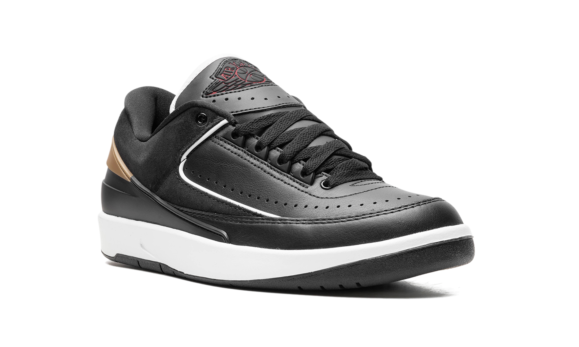 Jordan 2 Retro Low WMNS Black Metallic Gold DX4401 001