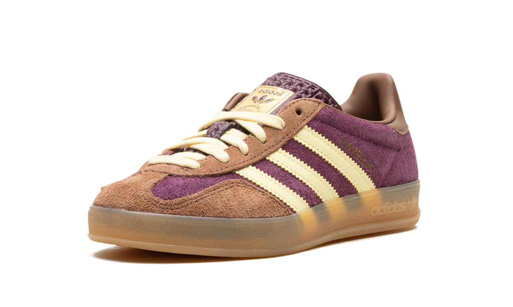 Adidas Gazelle Indoor Maroon Almost Yellow JI0324