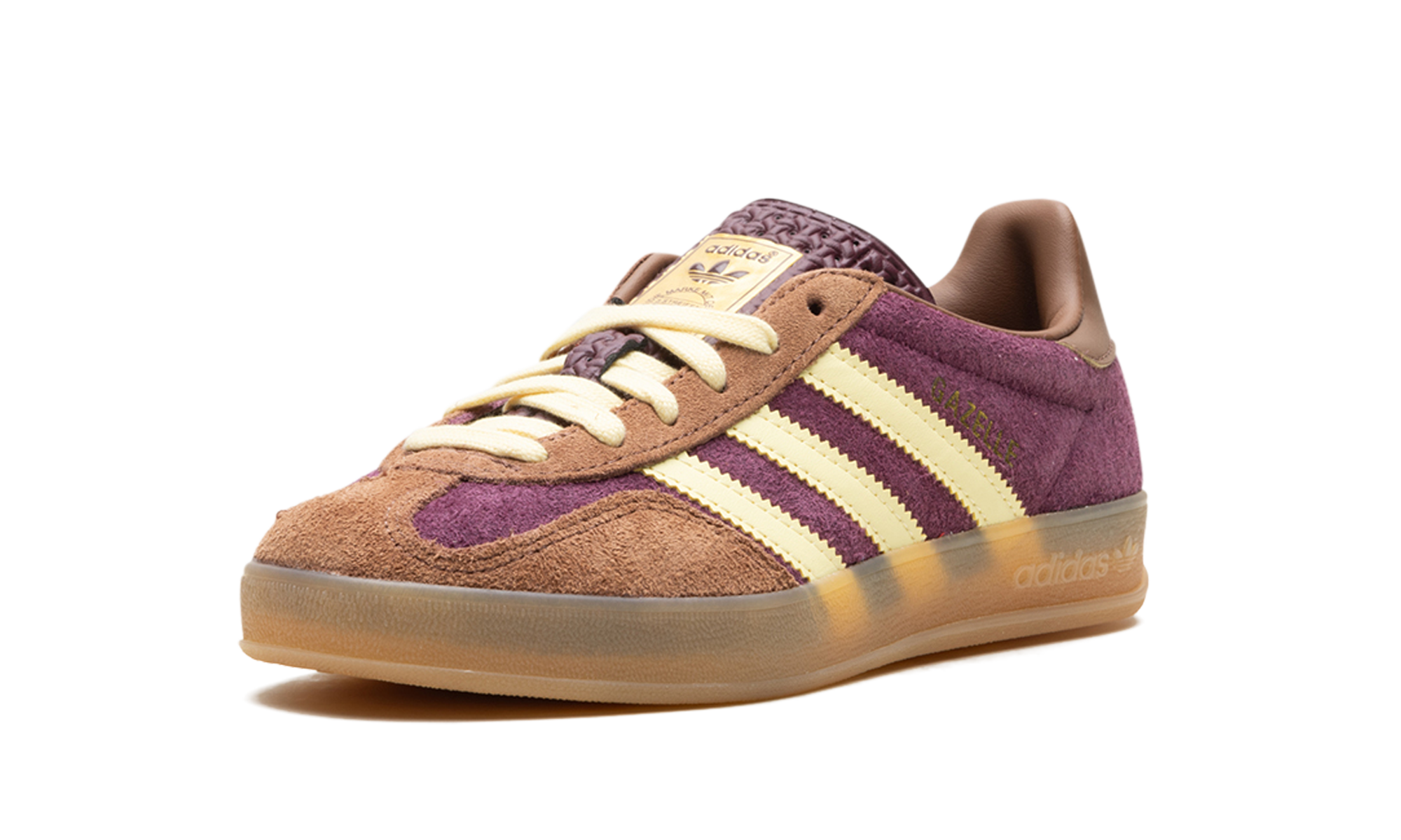 Adidas Gazelle Indoor Maroon Almost Yellow JI0324