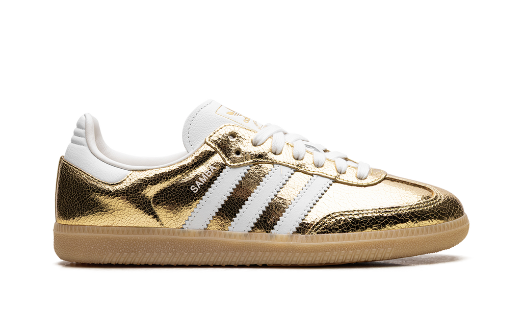 Adidas Samba OG WMNS Cracked Metallic Pack - Gold KI5719