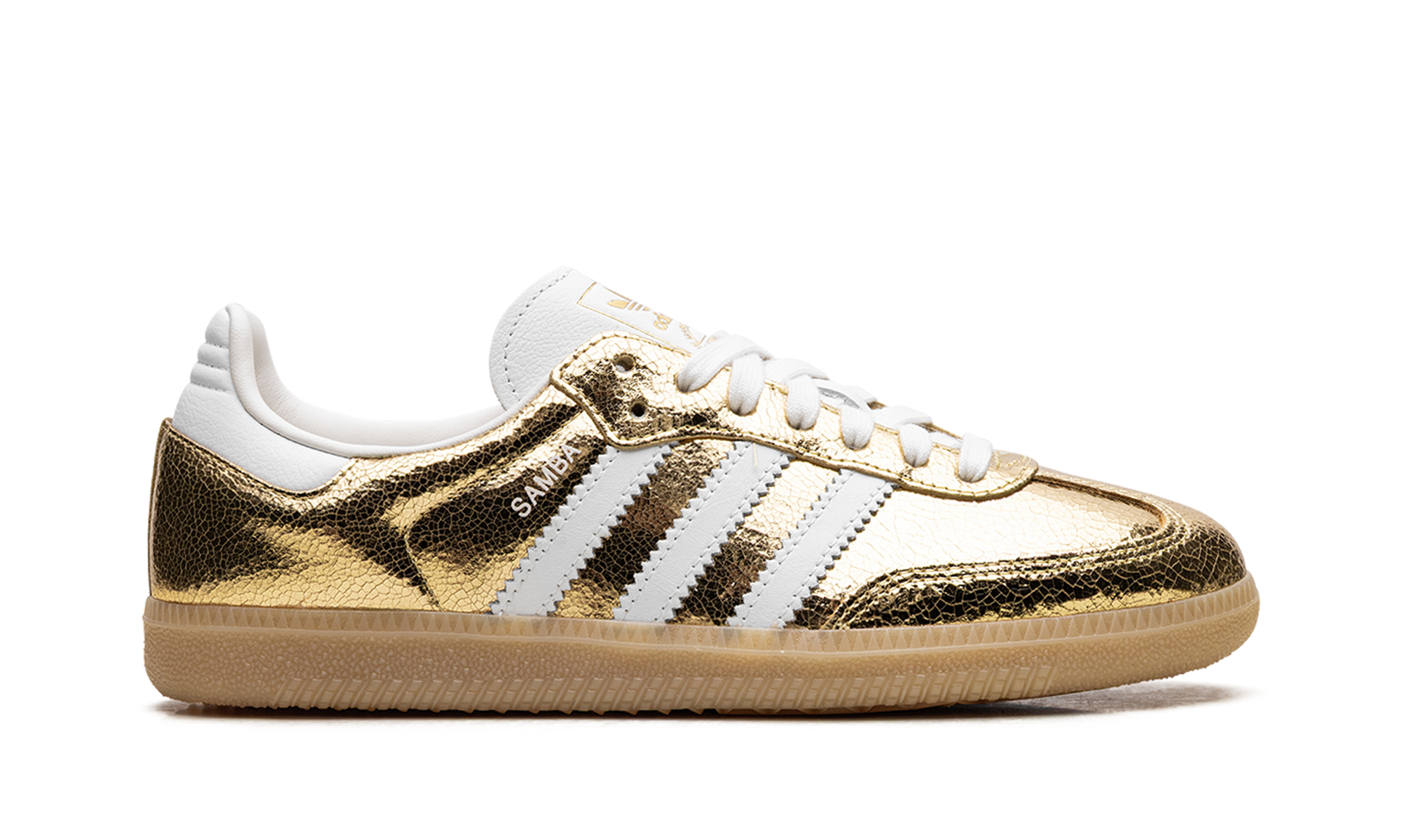 Adidas Samba OG WMNS Cracked Metallic Pack - Gold KI5719