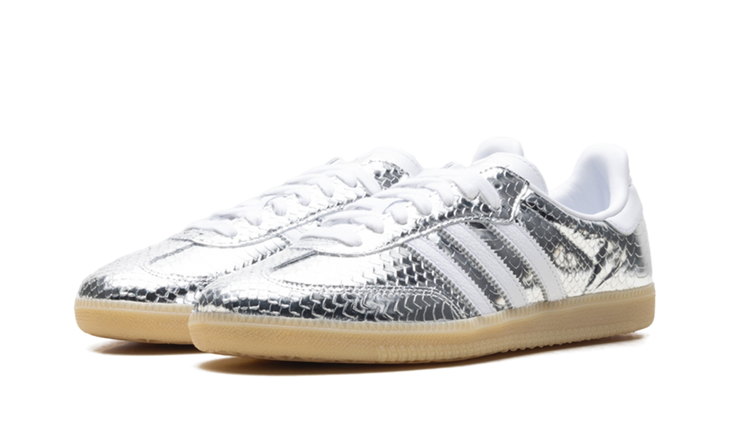 Adidas Adidas Samba OG WMNS Patent Snakeskin Silver Metallic IH9016