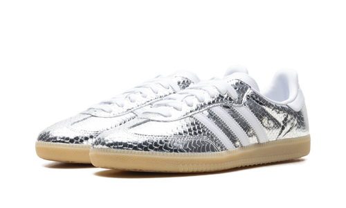 Adidas Adidas Samba OG WMNS Patent Snakeskin Silver Metallic IH9016