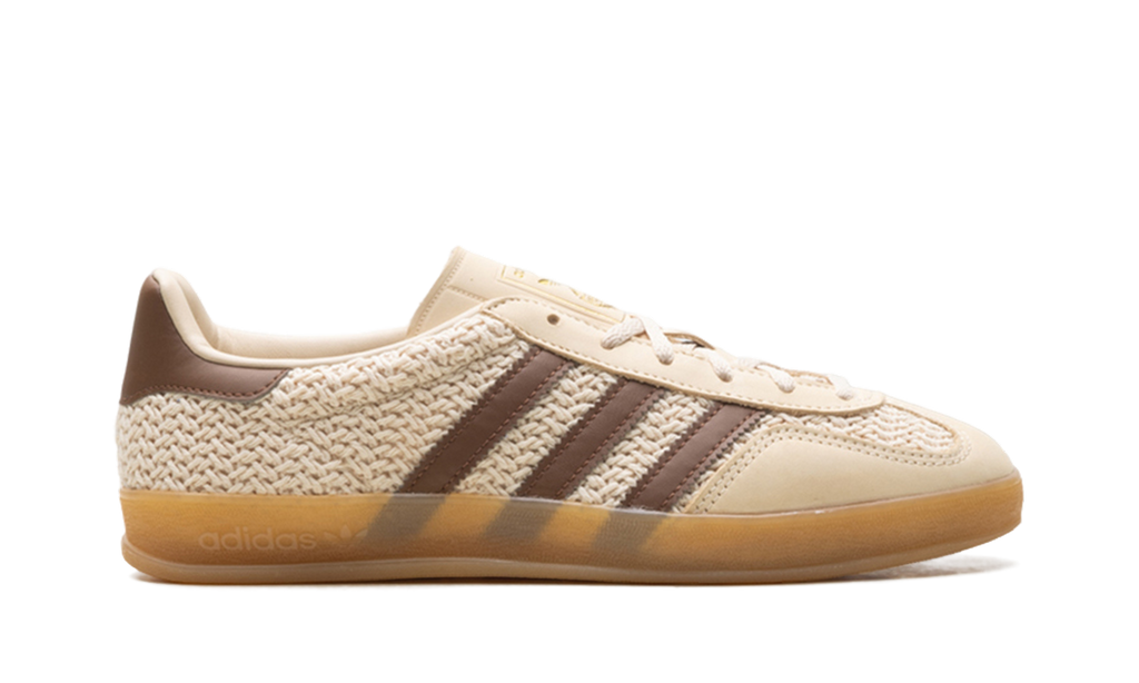 Adidas Gazelle Indoor Cream/Brown Knit JS1418