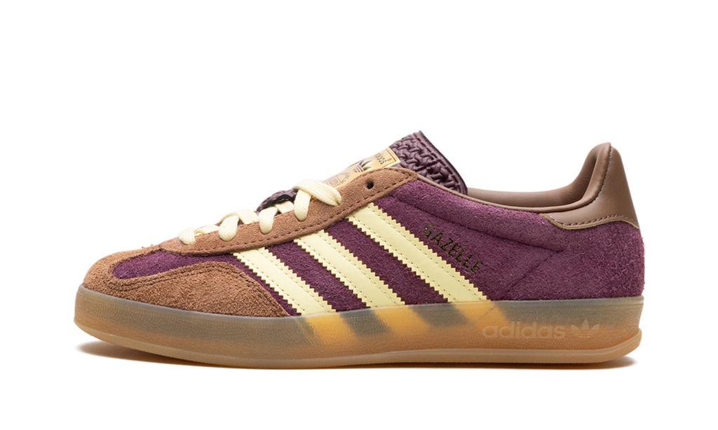 Adidas Gazelle Indoor Maroon Almost Yellow JI0324