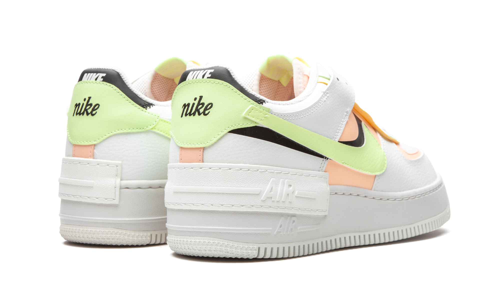 Nike AIR FORCE 1 SHADO MNS WMNS White / Barely Volt / Crimson Tint