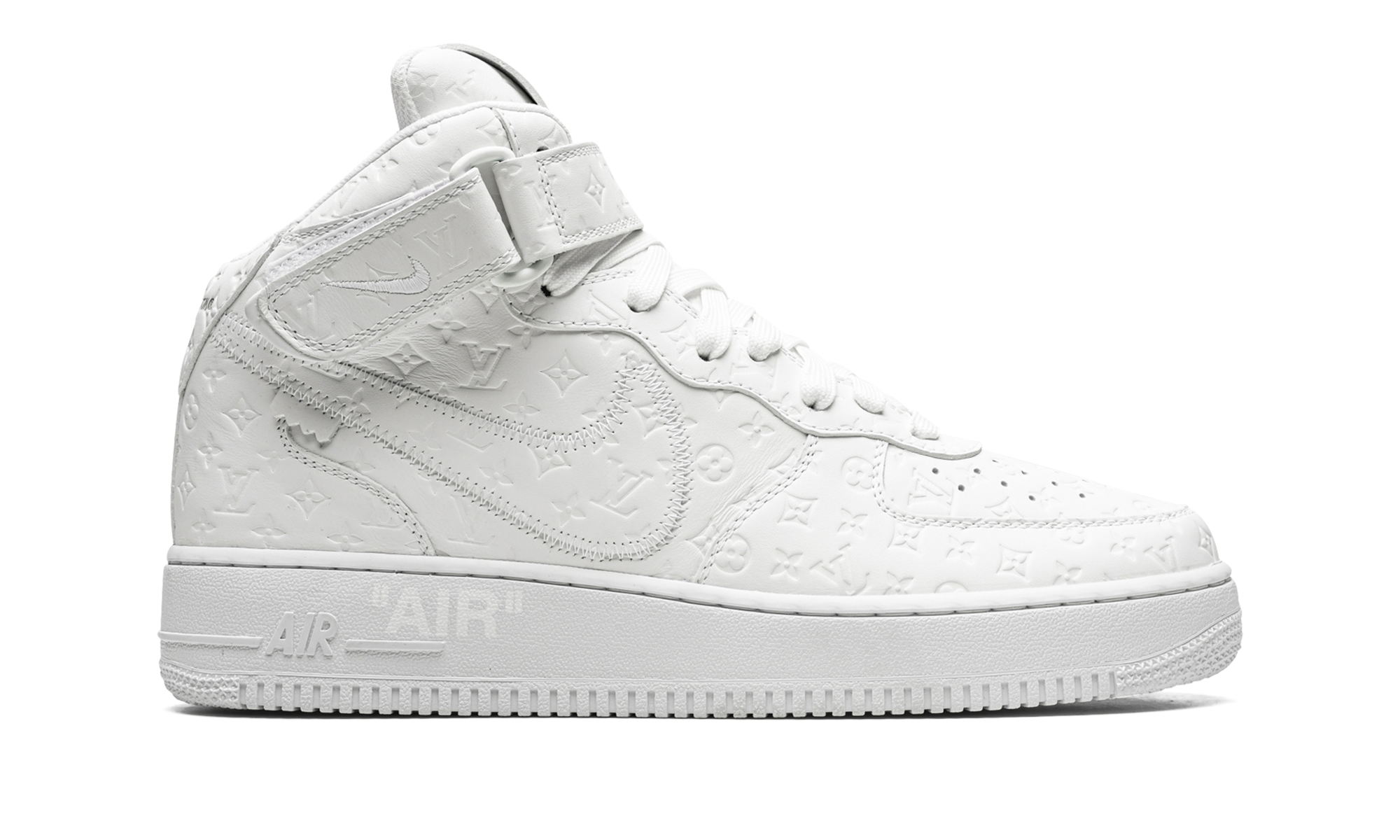 Nike Louis Vuitton Air Force 1 Mid Virgil Abloh - White/White 1A9V90