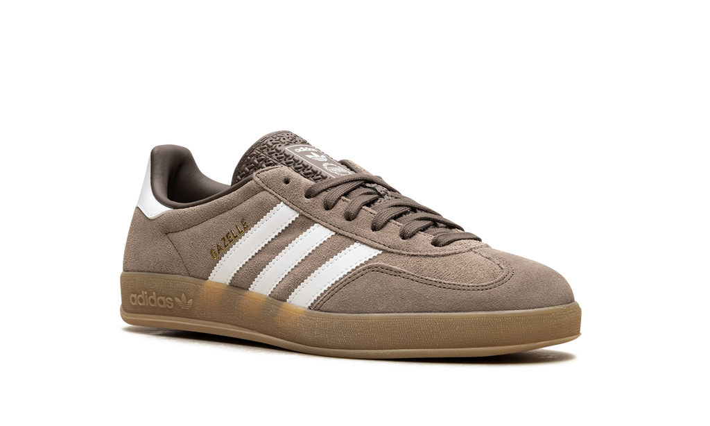 Adidas Gazelle Indoor Earth Strata White Gold Metallic JQ0175