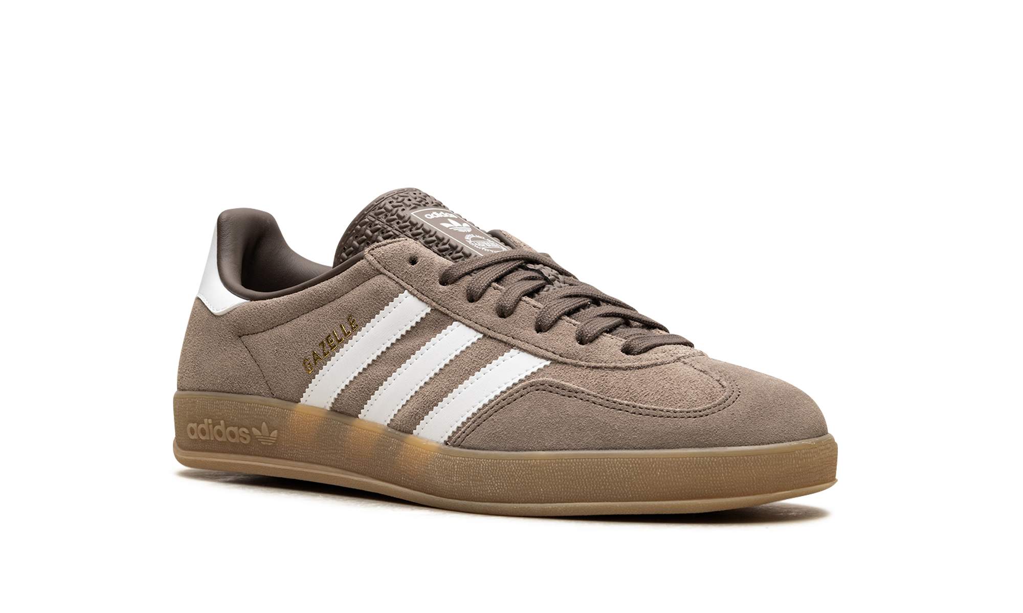 Adidas Gazelle Indoor Earth Strata White Gold Metallic JQ0175