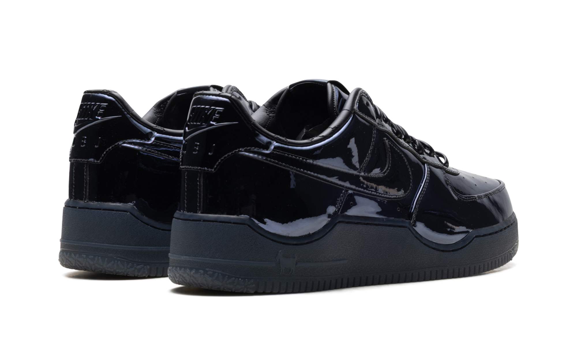 Nike Air Force 1 Low LeBron James Black Patent IO6129 001
