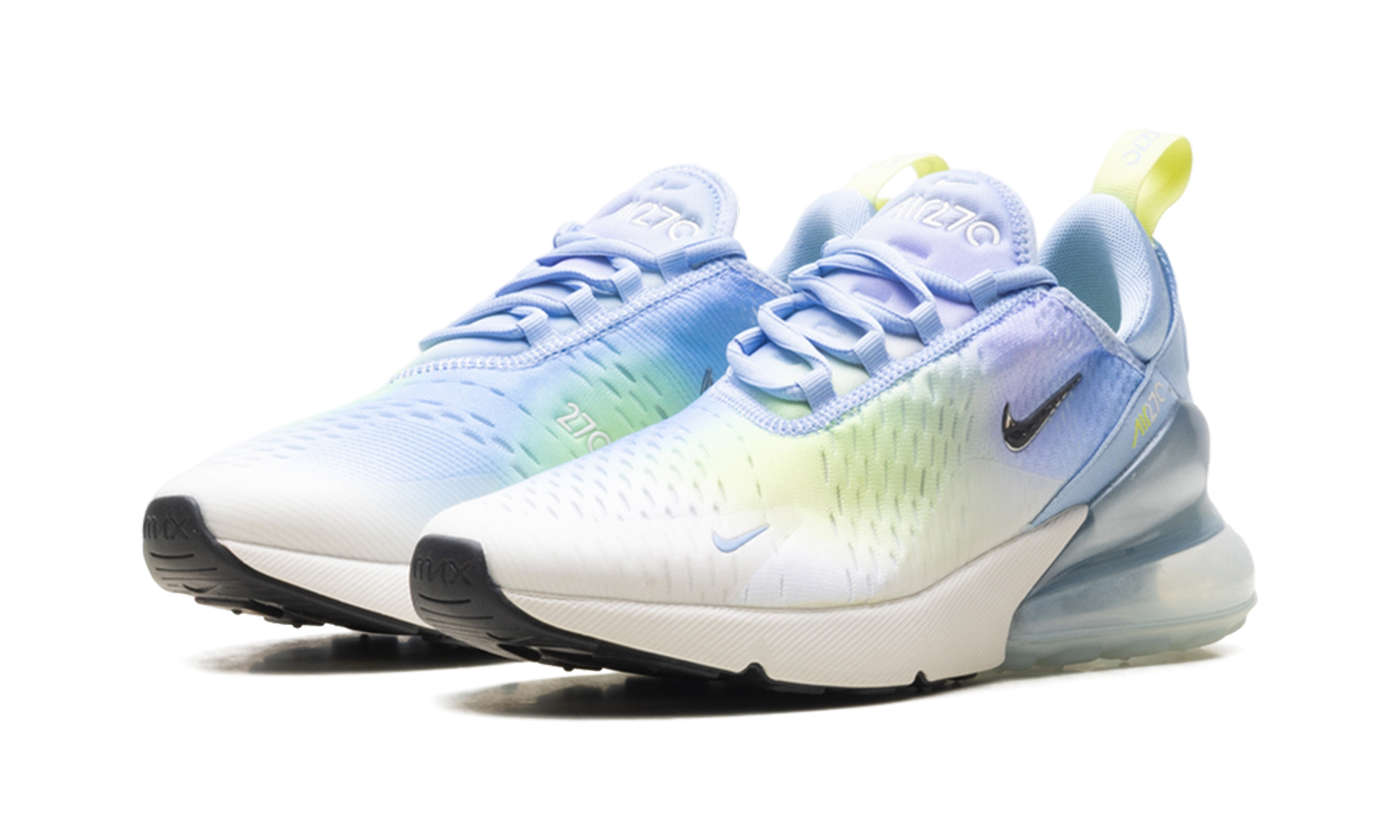 Nike Air Max 270 WMNS Aluminum Hydrangeas Light Lemon Twist Metallic Silver IB7937 468
