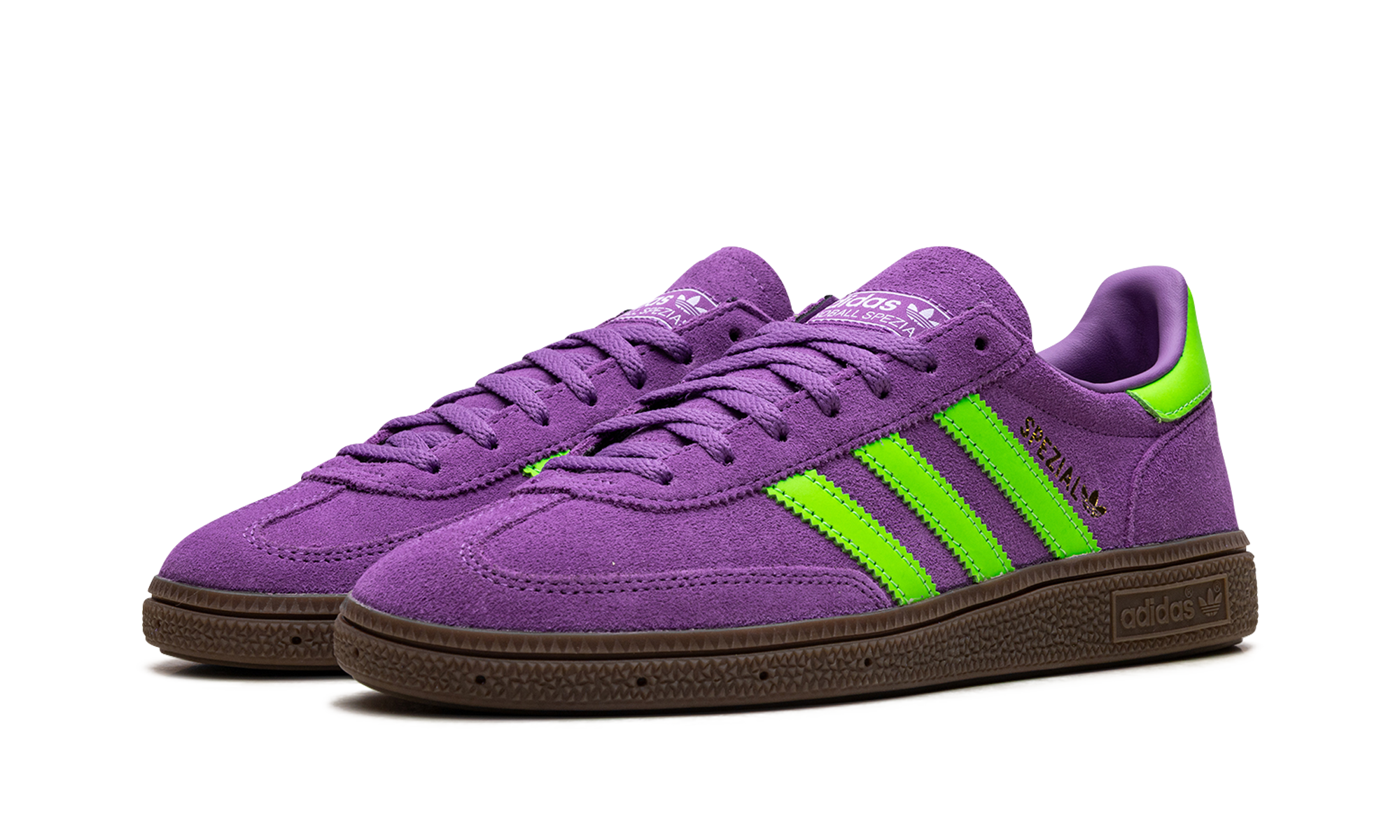 Adidas Handball Spezial Elastic WMNS Active Purple Solar Green JS0251
