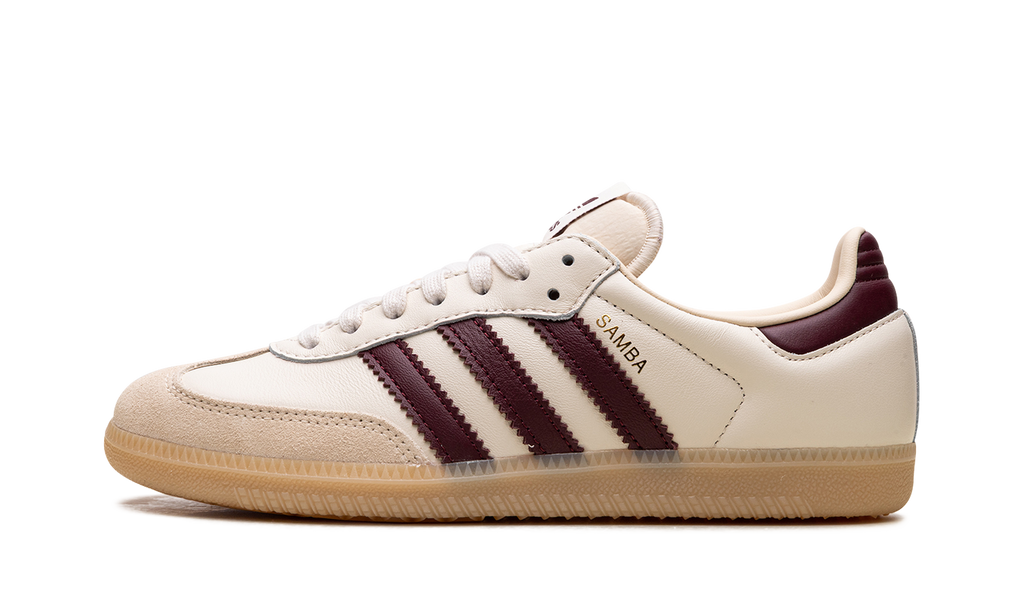 Adidas Samba OG Cream White / Burgundy JS3830