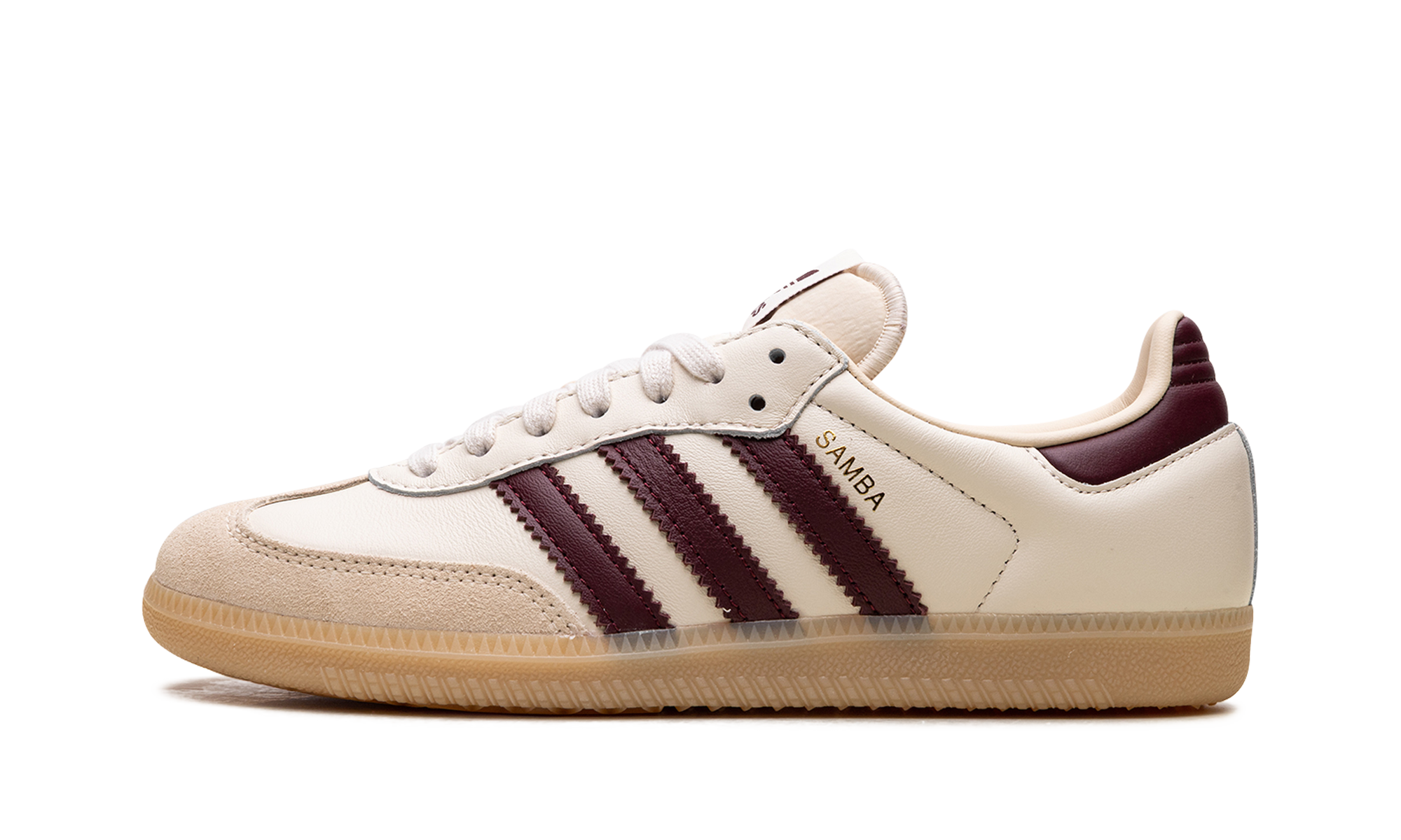 Adidas Samba OG Cream White / Burgundy JS3830
