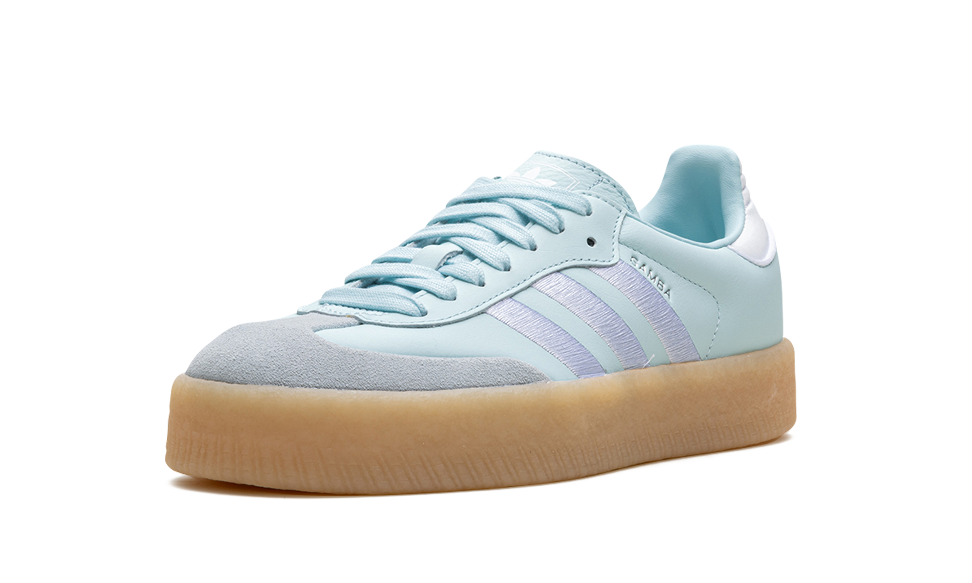 Adidas Sambae WMNS Almost Blue Silver Metallic Gum ID0435