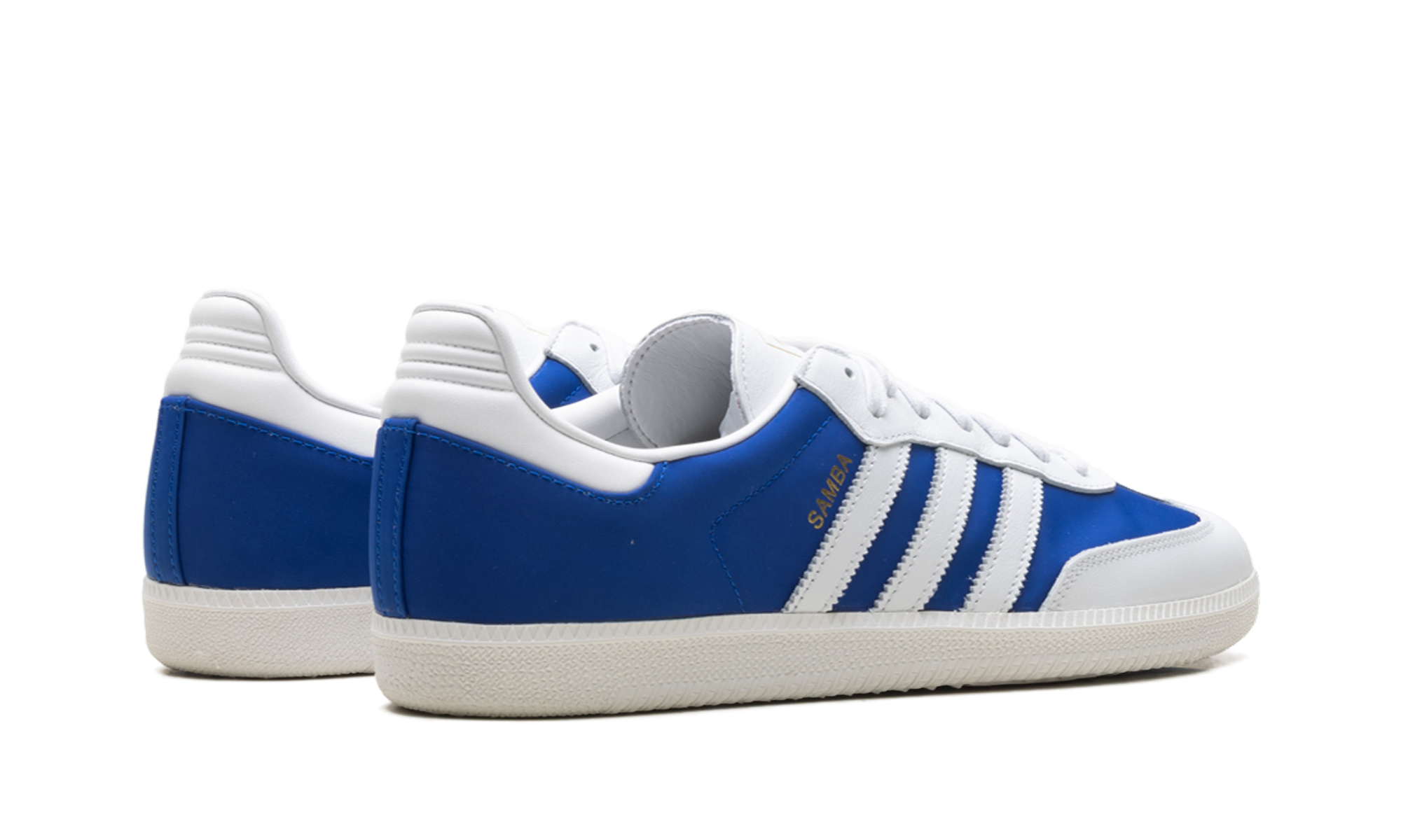 Adidas Samba OG Crystal White Royal Blue JI3203