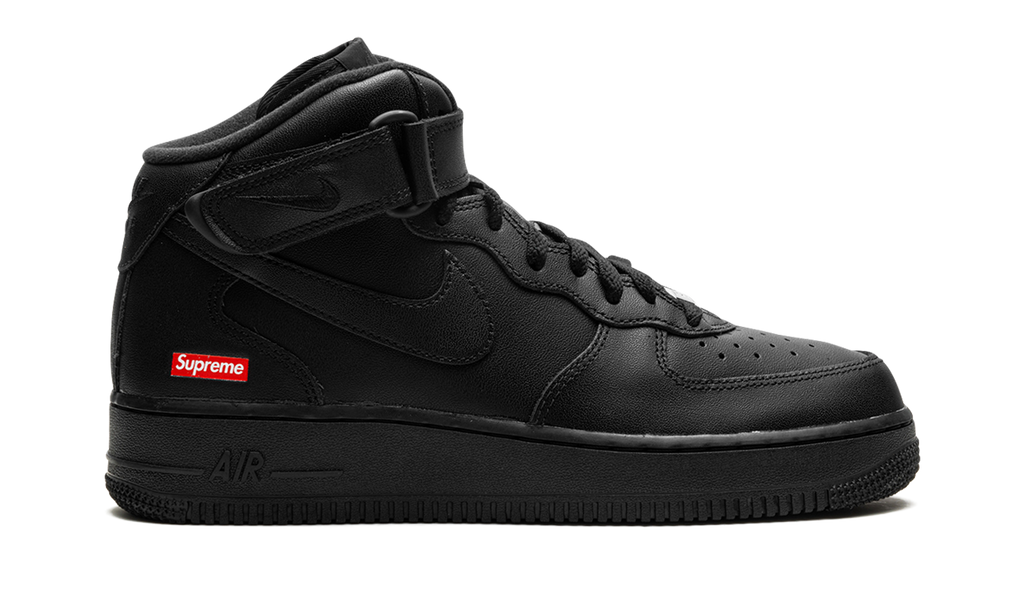 Nike Air Force 1 Mid Supreme - Mini Box Logo Black FZ8784 001
