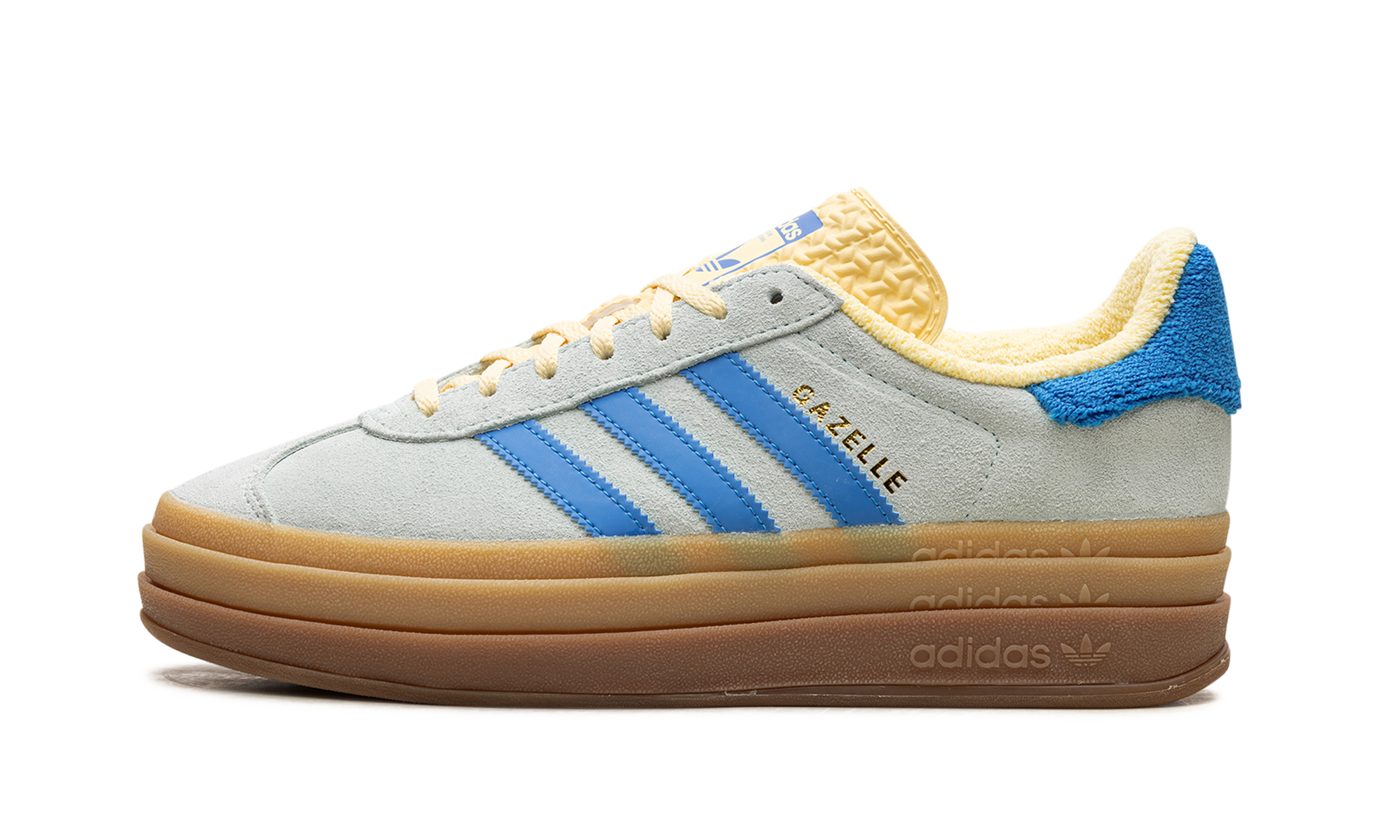 Adidas Gazelle Bold Wmns Almost Blue Yellow IE0430