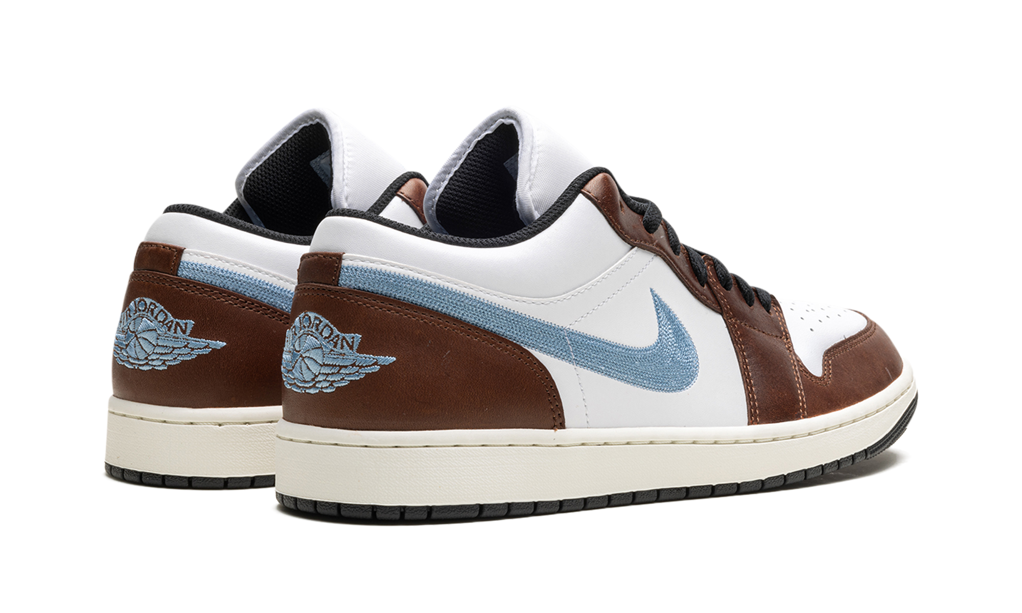 Air Jordan 1 Low SE Embroidered Swoosh - Mocha FQ7832 142
