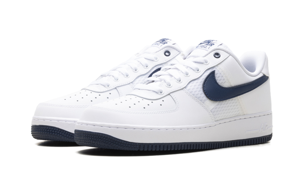 Nike Air Force 1 Low '07 LV8 SE Mesh Tape White Midnight Navy IH4462 100