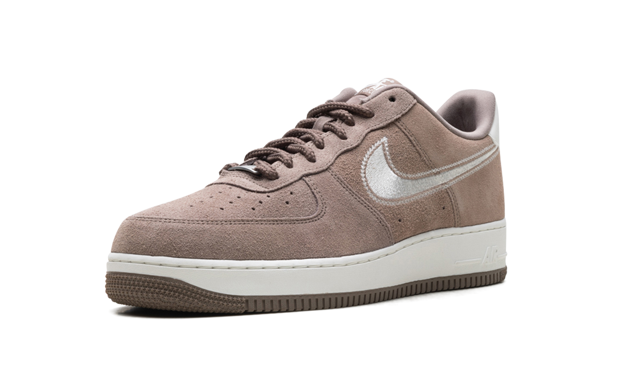 Nike Air Force 1 Low '07 LV8 Mink Brown Embroidered Swoosh HJ4465 200