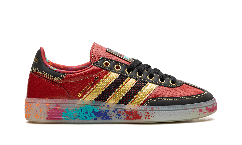 Adidas Handball Spezial S.E.E.D. - Scarlet Gold Paint Splatter ID8617