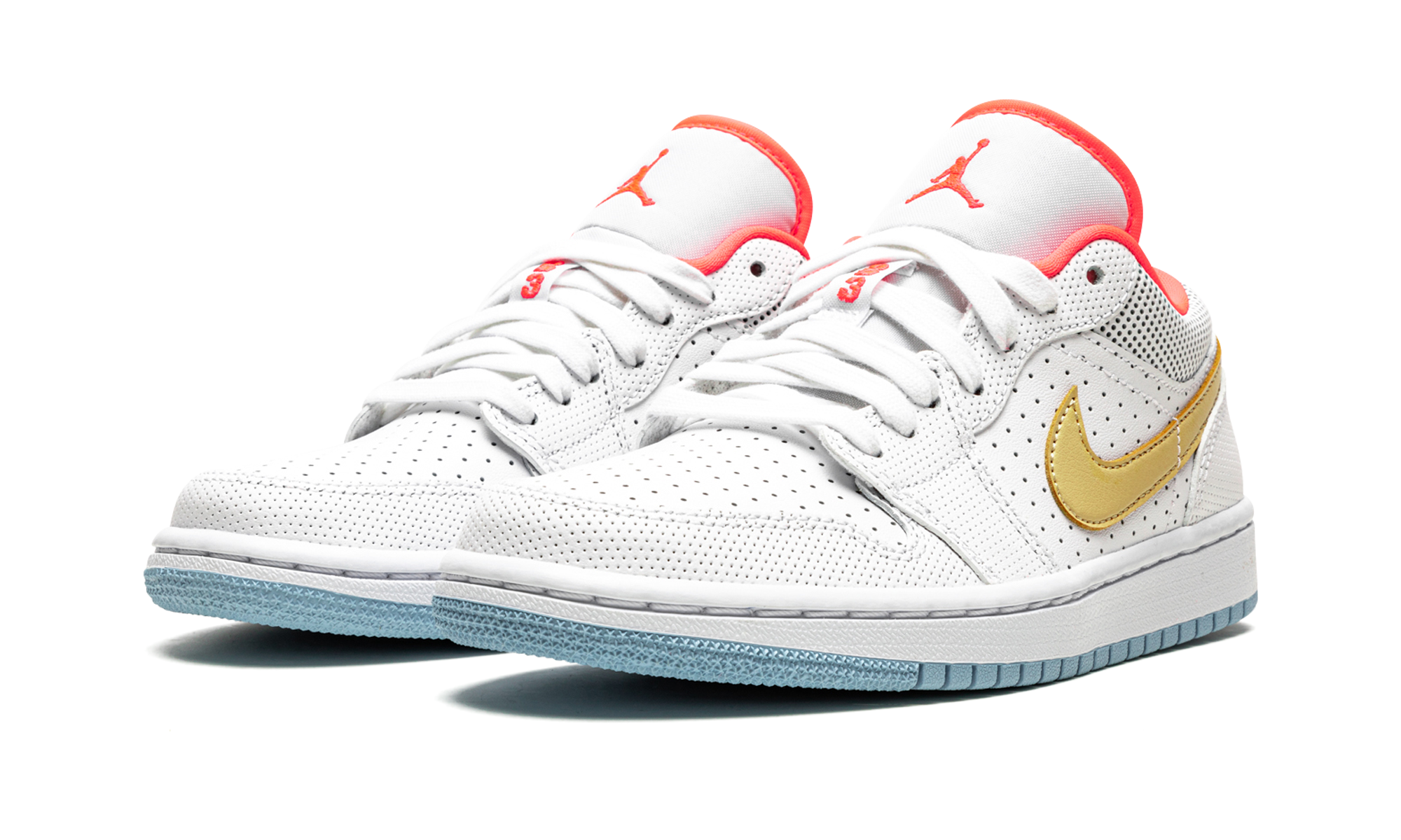 AIR JORDAN 1 LO SE WMNS White / Sesame / Flash Crimson DC9509 100