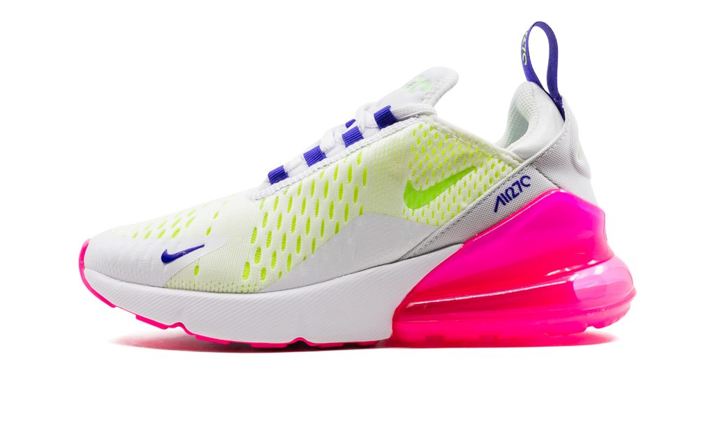 Nike AIR MAX 270 MNS WMNS White / Pink Blast / Volt DH0252 100