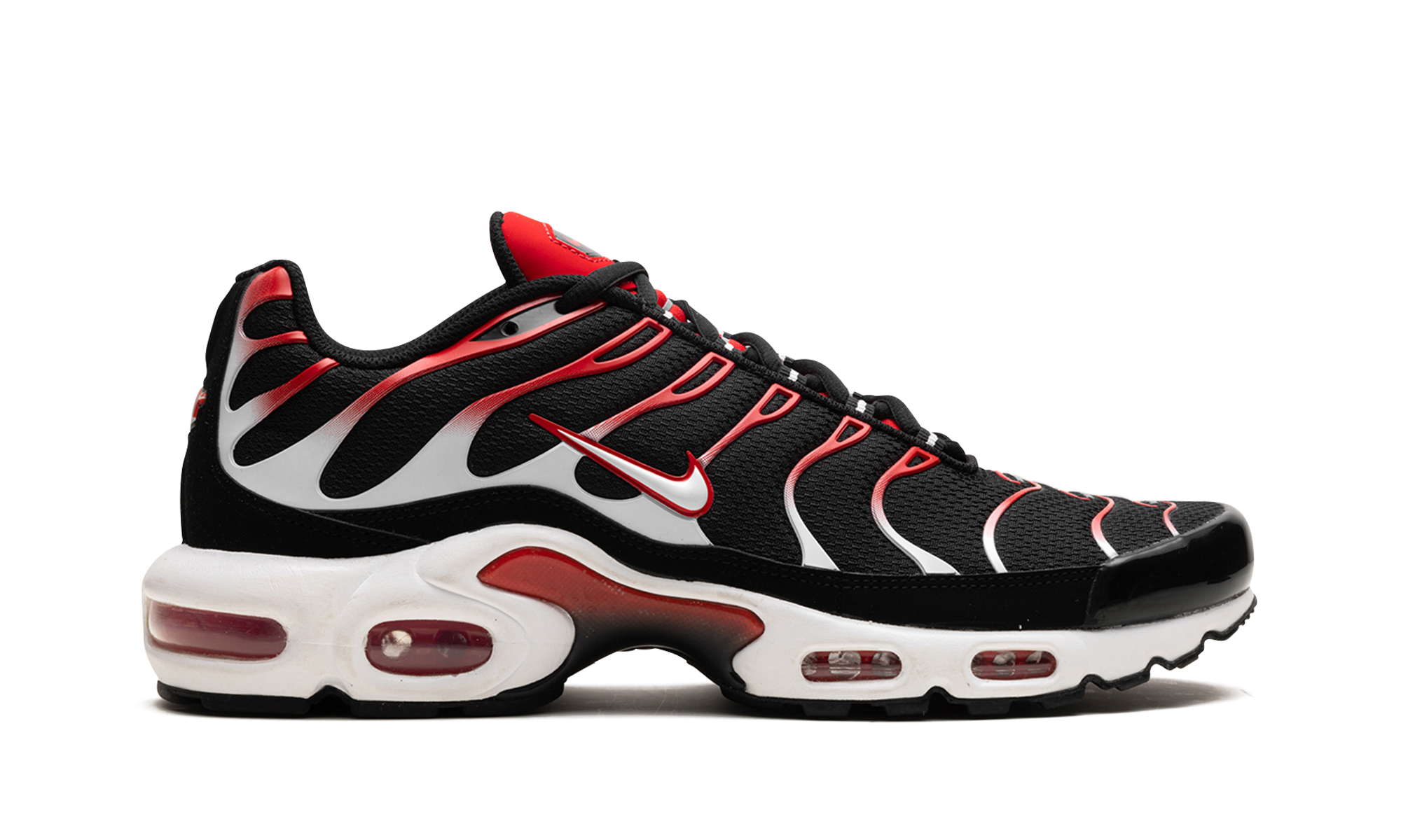 Nike Air Max Plus Black White University Red DM0032 004