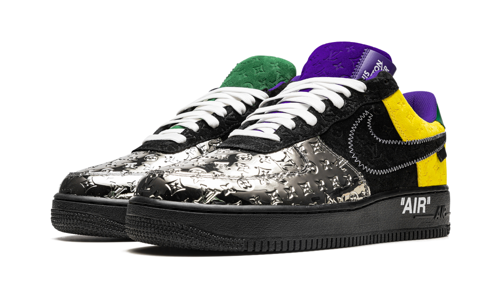 Nike Louis Vuitton Air Force 1 Low Virgil Abloh - Purple Dusk/Metallic Silver 1A9VCC