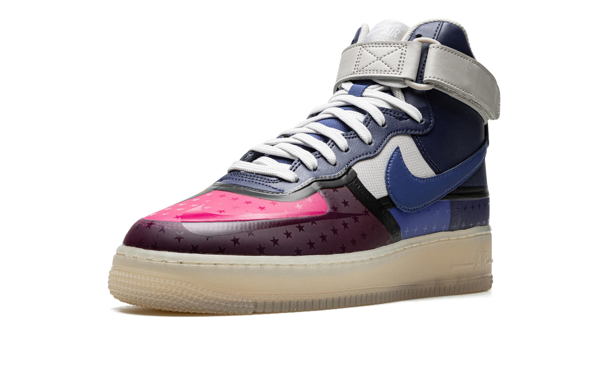 Nike Air Force 1 High '07 Premium Thunder Blue Pink Prime DV1015 437