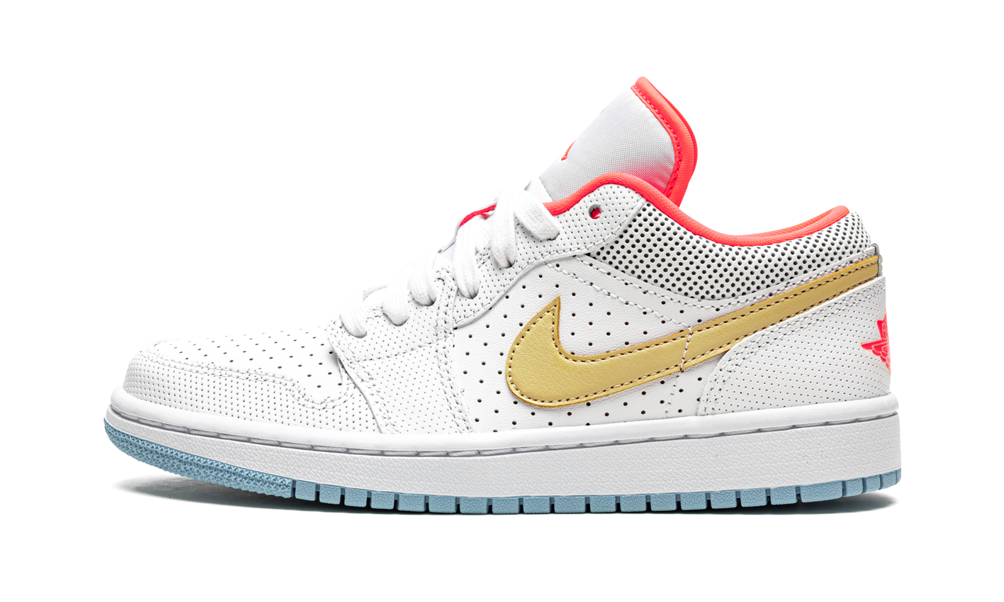 AIR JORDAN 1 LO SE WMNS White / Sesame / Flash Crimson DC9509 100